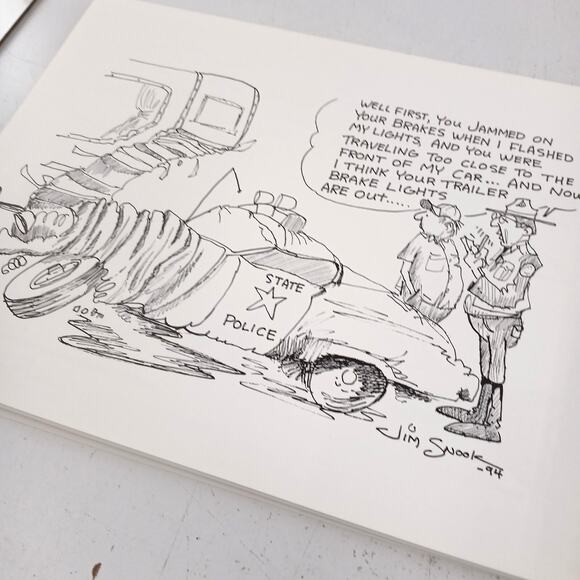 VTG The Snook Book Lot 1 & 2 by Jim Snook – Outdoor Sports Humor Cartoon Books - Picture 15 of 16